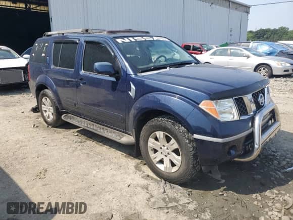 2007 Nissan Pathfinder SE with VIN 5N1AR18W17C627240, listed as a Copart auction lot 58916045 with 105,889 mi miles and Salvage title. Bid and sale history available at DreamBid. Image 4.
