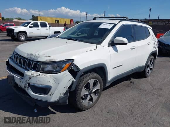 2017 Jeep Compass Latitude z VIN 3C4NJDBB8HT666563, wystawiony jako IAAI lot #43228511 z przebiegiem 116 669 mil mil oraz . Historia ofert i sprzedaży dostępna na DreamBid. Obrazek 17.