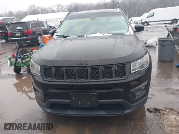 2020 Jeep Compass Latitude with VIN 3C4NJCBB5LT166329, listed as a IAAI auction lot 41554098 with 59,853 mi miles and . Bid and sale history available at DreamBid. Image 12.
