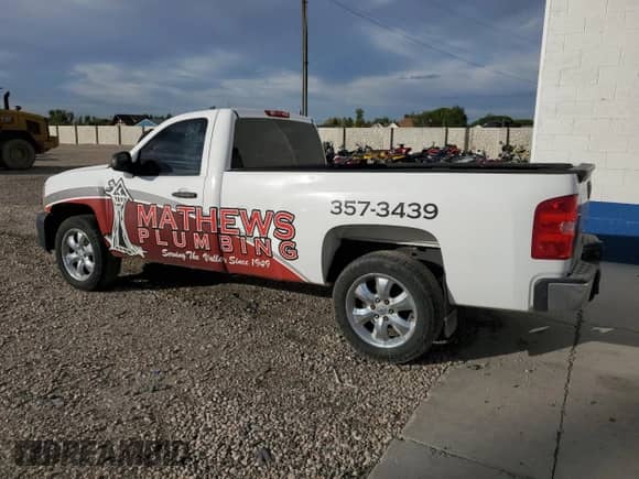 2013 Chevrolet Silverado 1500 Work Truck with VIN 1GCNKPEX3DZ252843, listed as a Copart auction lot 71591544 with 188,629 mi miles and Salvage title. Bid and sale history available at DreamBid. Image 2.