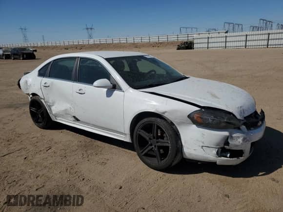 2014 Chevrolet Impala Police Police with VIN 2G1WD5E33E1168346, listed as a Copart auction lot 72474184 with 112,830 mi miles and Salvage title. Bid and sale history available at DreamBid. Image 4.