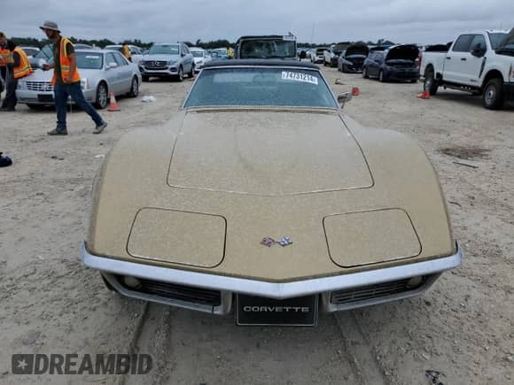 1969 Chevrolet Corvette с VIN 194679S706745, выставлен на аукционе Copart как лот 74731214 с пробегом 46 994 миль миль и Списание • Salvage title. История ставок и продаж доступна на DreamBid. Изображение 5.