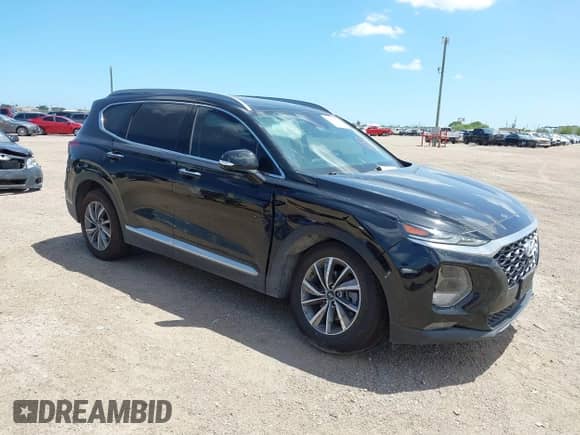 2020 Hyundai Santa Fe SEL with VIN 5NMS33AD4LH214710, listed as a IAAI auction lot 43045264 with 45,308 mi miles and . Bid and sale history available at DreamBid. Image 1.