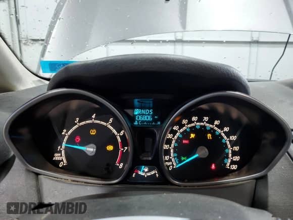 2014 Ford Fiesta SE with VIN 3FADP4BJ8EM194670, listed as a Copart auction lot 69234035 with 106,806 mi miles and Salvage title. Bid and sale history available at DreamBid. Image 9.