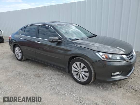 2013 Honda Accord EX-L with VIN 1HGCR2F89DA021961, listed as a Copart auction lot 85113215 with 125,022 mi miles and Salvage title. Bid and sale history available at DreamBid. Image 4.