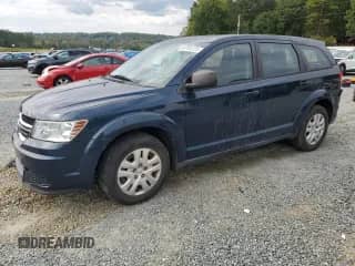 2015 Dodge Journey SE with VIN 3C4PDCAB5FT608435, listed as a Copart auction lot 84754125 with 141,674 mi miles and Salvage title. Bid and sale history available at DreamBid. Image 1.