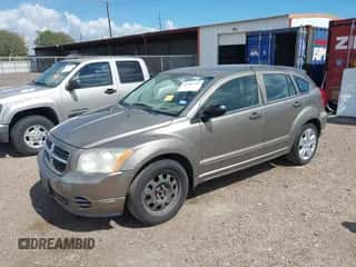 2007 Dodge Caliber SXT with VIN 1B3HB48B67D336928, listed as a IAAI auction lot 43387743 with 287,672 mi miles and . Bid and sale history available at DreamBid. Image 2.