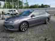 2017 Honda Accord EX-L z VIN 1HGCR3F07HA015713, wystawiony jako Copart lot #63159395 z przebiegiem Nie podano mil oraz Szkoda całkowita • Salvage title. Historia ofert i sprzedaży dostępna na DreamBid. Obrazek 1.