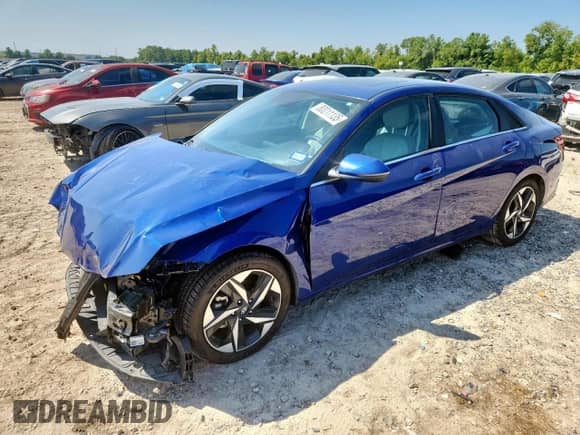 2022 Hyundai Elantra Limited с VIN 5NPLP4AG6NH083889, выставлен на аукционе Copart как лот 80011135 с пробегом 71 620 миль миль и Списание • Salvage title. История ставок и продаж доступна на DreamBid. Изображение 1.