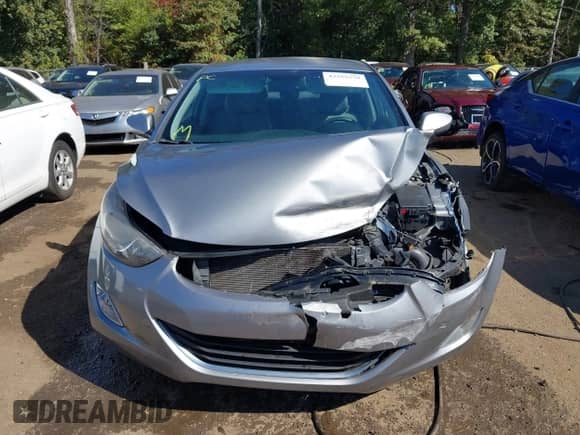 2013 Hyundai Elantra GLS with VIN KMHDH4AE0DU928848, listed as a IAAI auction lot 43355279 with 130,931 mi miles and . Bid and sale history available at DreamBid. Image 12.