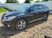 2014 Nissan Pathfinder SV z VIN 5N1AR2MM7EC605914, wystawiony jako Copart lot #58043185 z przebiegiem 131 206 mil mil oraz Szkoda całkowita • Salvage title. Historia ofert i sprzedaży dostępna na DreamBid. Obrazek 1.