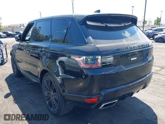 2018 Land Rover Range Rover Sport SE with VIN SALWG2RV6JA406403, listed as a IAAI auction lot 43084356 with 96,027 mi miles and . Bid and sale history available at DreamBid. Image 3.