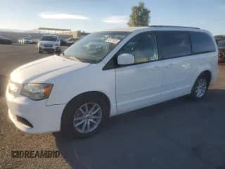 2014 Dodge Grand Caravan SXT with VIN 2C4RDGCG8ER245607, listed as a Copart auction lot 89727625 with 124,860 mi miles and Clean title. Bid and sale history available at DreamBid. Image 1.