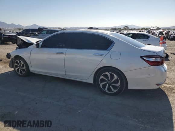 2016 Honda Accord EX-L with VIN 1HGCR2F80GA029189, listed as a Copart auction lot 60478185 with 126,522 mi miles and Salvage title. Bid and sale history available at DreamBid. Image 2.