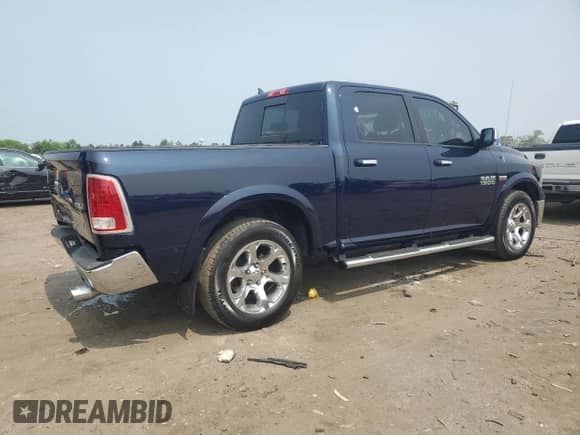 2013 Ram 1500 Laramie with VIN 1C6RR7NT6DS543668, listed as a Copart auction lot 59898175 with 144,653 mi miles and Salvage title. Bid and sale history available at DreamBid. Image 3.