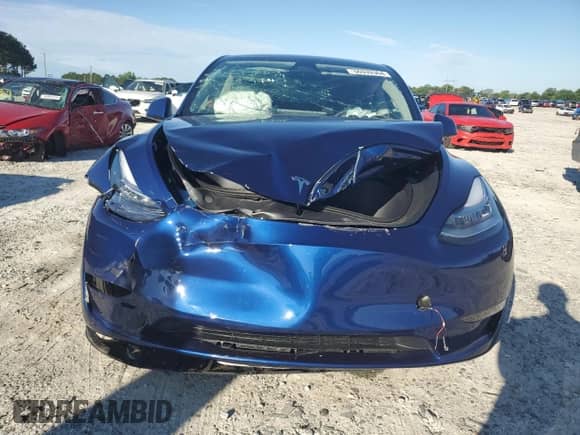2023 Tesla Model Y Long Range с VIN 7SAYGDEE9PA148413, выставлен на аукционе Copart как лот 56939364 с пробегом 6 991 миль миль и Списание • Salvage title. История ставок и продаж доступна на DreamBid. Изображение 5.