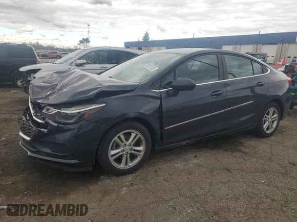 2016 Chevrolet Cruze LT with VIN 1G1BE5SMXG7300520, listed as a Copart auction lot 90418125 with 160,605 mi miles and Clean title. Bid and sale history available at DreamBid. Image 1.