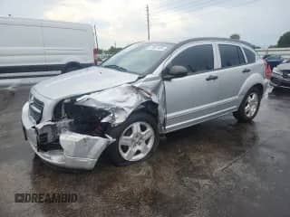2007 Dodge Caliber SXT with VIN 1B3HB48B27D166521, listed as a Copart auction lot 72051485 with Not provided miles and Salvage title. Bid and sale history available at DreamBid. Image 1.