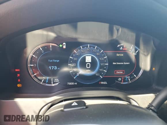 2020 Cadillac Escalade Luxury с VIN 1GYS4BKJ0LR154104, выставлен на аукционе Copart как лот 57810965 с пробегом 75 806 миль миль и Списание • Salvage title. История ставок и продаж доступна на DreamBid. Изображение 9.