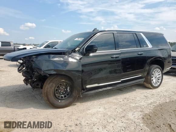 2024 Cadillac Escalade ESV 4WD Luxury с VIN 1GYS4JKLXRR251704, выставлен на аукционе Copart как лот 70921565 с пробегом Не указан миль и Списание • Salvage title. История ставок и продаж доступна на DreamBid. Изображение 1.