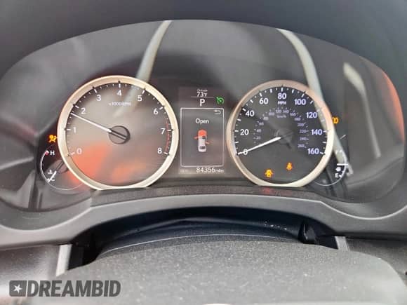 2016 Lexus IS 300/350 with VIN JTHCM1D22G5003061, listed as a Copart auction lot 71065805 with 84,356 mi miles and Salvage title. Bid and sale history available at DreamBid. Image 9.