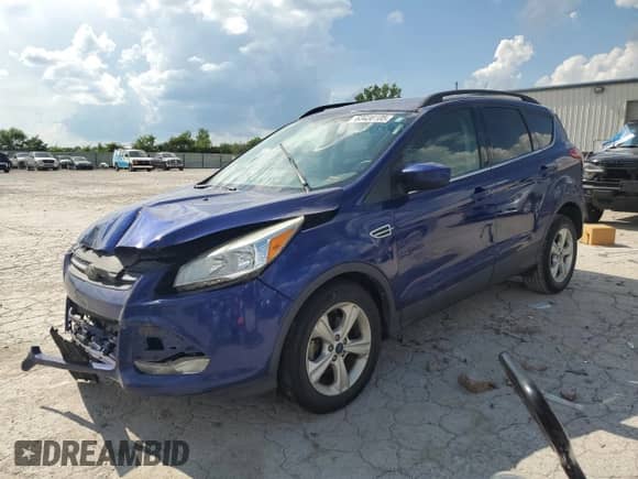 2014 Ford Escape SE с VIN 1FMCU0GX1EUD43934, выставлен на аукционе Copart как лот 63438105 с пробегом 166 687 миль миль и Списание • Salvage title. История ставок и продаж доступна на DreamBid. Изображение 1.