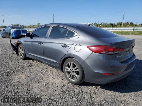 2017 Hyundai Elantra Limited with VIN KMHD84LF8HU110425, listed as a Copart auction lot 80847165 with 116,915 mi miles and Salvage title. Bid and sale history available at DreamBid. Image 2.
