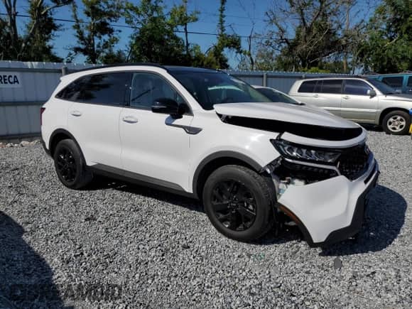 2021 Kia Sorento S with VIN 5XYRLDLC1MG045802, listed as a Copart auction lot 67060265 with 41,882 mi miles and Salvage title. Bid and sale history available at DreamBid. Image 4.