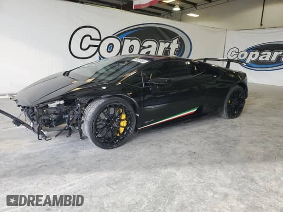2018 Lamborghini Huracan с VIN ZHWUD4ZFXJLA09352, выставлен на аукционе Copart как лот 84653484 с пробегом 6 420 миль миль и Списание • Salvage title. История ставок и продаж доступна на DreamBid. Изображение 1.