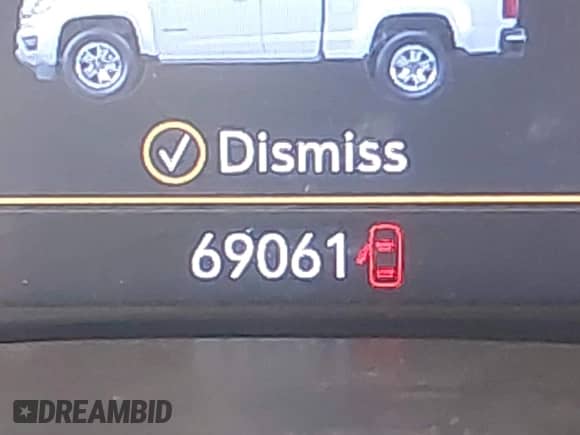 2020 Chevrolet Colorado 4WD Z71 with VIN 1GCPTDE11L1126736, listed as a IAAI auction lot 42115720 with 69,061 mi miles and . Bid and sale history available at DreamBid. Image 15.