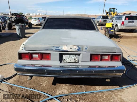 1983 Chevrolet Caprice with VIN 1G1AN69H6DX155174, listed as a Copart auction lot 80213775 with 19,781 mi miles and Salvage title. Bid and sale history available at DreamBid. Image 6.