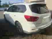 2017 Nissan Pathfinder SV with VIN 5N1DR2MM1HC652065, listed as a Copart auction lot 81330595 with 148,576 mi miles and Clean title. Bid and sale history available at DreamBid. Image 3.