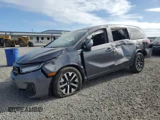 2025 Honda Odyssey EX-L с VIN 5FNRL6H69SB055805, выставлен на аукционе Copart как лот 85557885 с пробегом Не указан миль и Списание • Salvage title. История ставок и продаж доступна на DreamBid. Изображение 1.