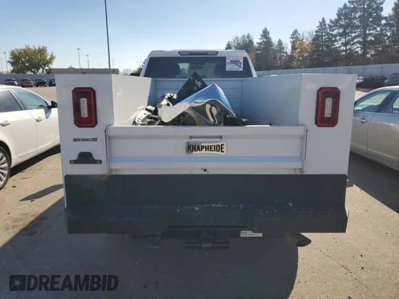 2022 Chevrolet Silverado 2500HD with VIN 1GB2WLE7XNF141794, listed as a Copart auction lot 79089104 with 55,043 mi miles and Salvage title. Bid and sale history available at DreamBid. Image 6.