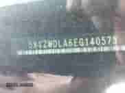 2014 Hyundai Santa Fe с VIN 5XYZWDLA6EG140573, выставлен на аукционе IAAI как лот 42927660 с пробегом 174 381 миль миль и . История ставок и продаж доступна на DreamBid. Изображение 9.