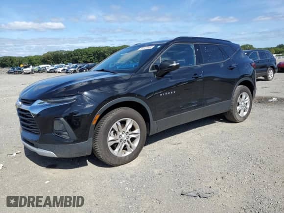 2019 Chevrolet Blazer with VIN 3GNKBGRS2KS692538, listed as a Copart auction lot 69102035 with 76,601 mi miles and Salvage title. Bid and sale history available at DreamBid. Image 1.