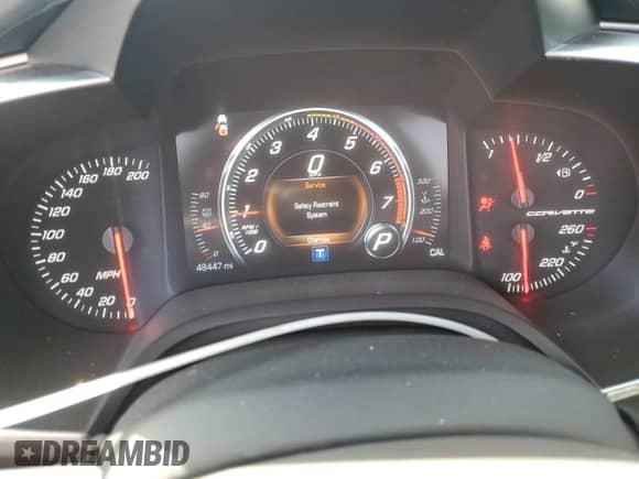 2019 Chevrolet Corvette 1LT z VIN 1G1YB2D73K5121961, wystawiony jako Copart lot #67285134 z przebiegiem 48 447 mil mil oraz Szkoda całkowita • Salvage title. Historia ofert i sprzedaży dostępna na DreamBid. Obrazek 9.