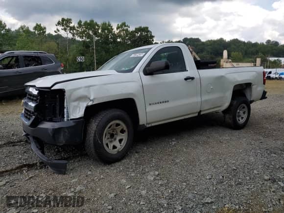 2018 Chevrolet Silverado 1500 Work Truck with VIN 1GCNCNEH0JZ180828, listed as a Copart auction lot 66720435 with 170,681 mi miles and Salvage title. Bid and sale history available at DreamBid. Image 1.