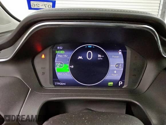 2023 Chevrolet Bolt EUV LT с VIN 1G1FY6S0XP4177881, выставлен на аукционе Copart как лот 84302065 с пробегом 77 906 миль миль и Списание • Salvage title. История ставок и продаж доступна на DreamBid. Изображение 9.