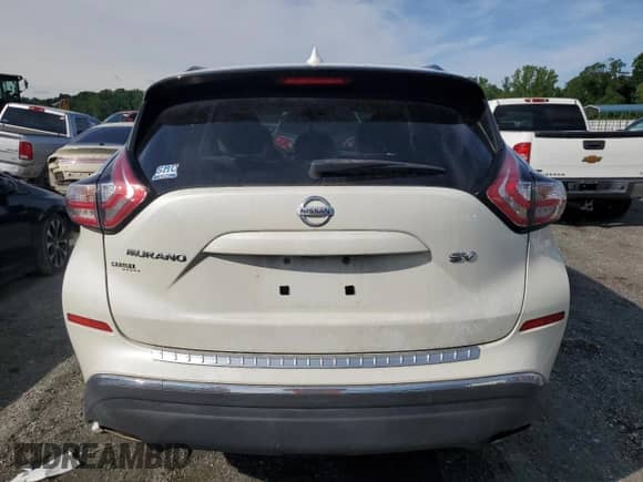 2017 Nissan Murano SV with VIN 5N1AZ2MG4HN189839, listed as a Copart auction lot 60026095 with 80,175 mi miles and Clean title. Bid and sale history available at DreamBid. Image 6.