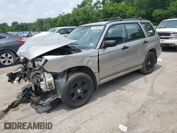 2006 Subaru Forester X with VIN JF1SG63666H758495, listed as a Copart auction lot 59368304 with 188,582 mi miles and Salvage title. Bid and sale history available at DreamBid. Image 1.