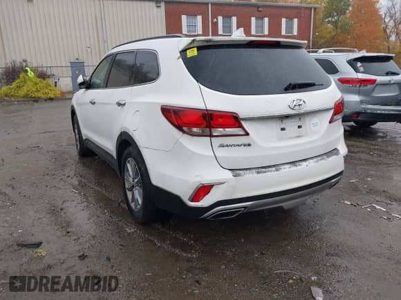 2017 Hyundai Santa Fe SE with VIN KM8SM4HF3HU182998, listed as a IAAI auction lot 43434656 with 115,094 mi miles and . Bid and sale history available at DreamBid. Image 3.