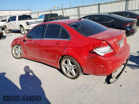 2014 Mercedes-Benz C 300 Sport with VIN WDDGF8AB7ER313762, listed as a Copart auction lot 86095955 with 166,483 mi miles and Salvage title. Bid and sale history available at DreamBid. Image 2.
