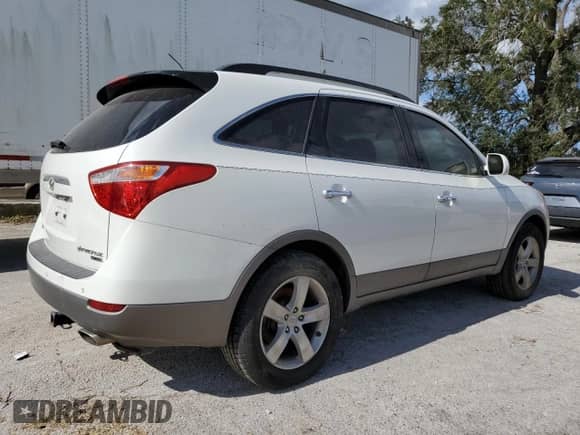 2011 Hyundai Veracruz GLS with VIN KM8NU4CC1BU165411, listed as a Copart auction lot 76419464 with Not provided miles and Salvage title. Bid and sale history available at DreamBid. Image 3.