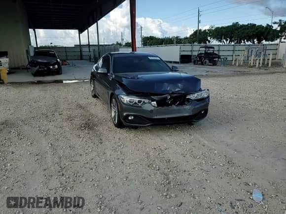 2017 BMW 4 Series 430i with VIN WBA4R7C54HK895612, listed as a Copart auction lot 62422225 with 96,268 mi miles and Salvage title. Bid and sale history available at DreamBid. Image 13.