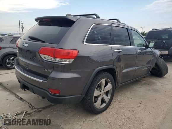 2016 Jeep Grand Cherokee Limited with VIN 1C4RJFBTXGC494682, listed as a Copart auction lot 63070855 with 62,369 mi miles and Salvage title. Bid and sale history available at DreamBid. Image 3.