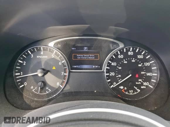 2017 Nissan Pathfinder SV with VIN 5N1DR2MN3HC912328, listed as a Copart auction lot 81646675 with 110,675 mi miles and Salvage title. Bid and sale history available at DreamBid. Image 9.