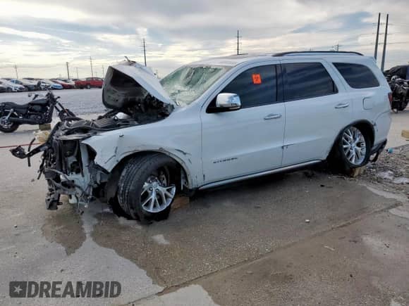 2014 Dodge Durango Citadel с VIN 1C4SDHET5EC381347, выставлен на аукционе Copart как лот 65382035 с пробегом Не указан миль и На запчасти • Non repairable. История ставок и продаж доступна на DreamBid. Изображение 1.