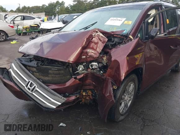 2013 Honda Odyssey EX-L с VIN 5FNRL5H6XDB022437, выставлен на аукционе IAAI как лот 43219361 с пробегом 196 838 миль миль и . История ставок и продаж доступна на DreamBid. Изображение 6.