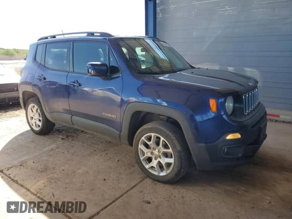2018 Jeep Renegade Latitude with VIN ZACCJBBBXJPJ41168, listed as a Copart auction lot 84261535 with 149,942 mi miles and Salvage title. Bid and sale history available at DreamBid. Image 4.